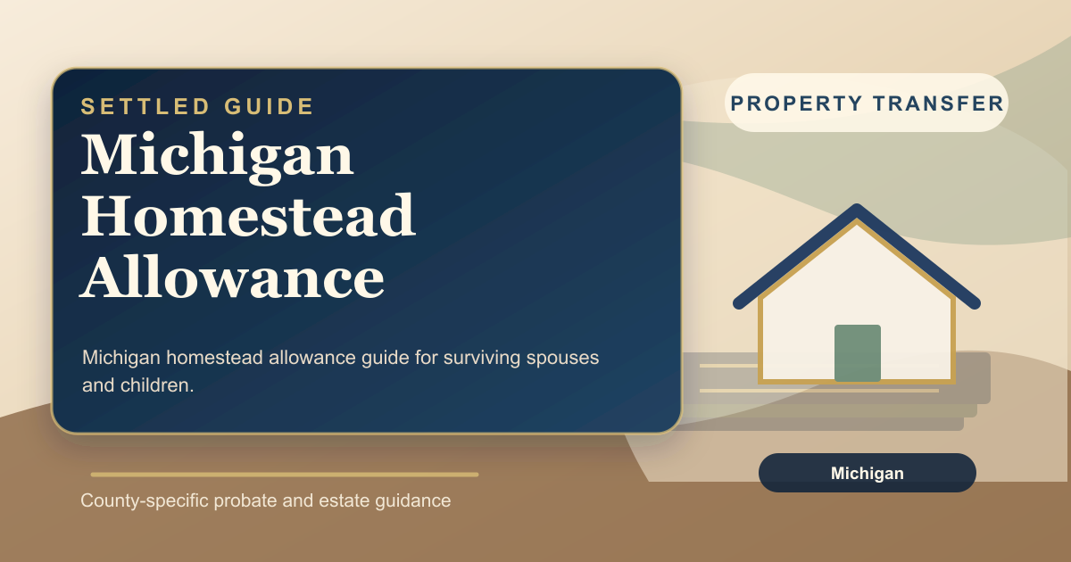Michigan Homestead Allowance