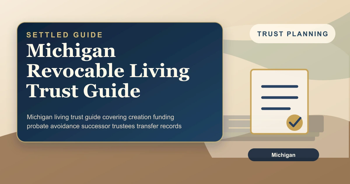 Michigan Revocable Living Trust Guide