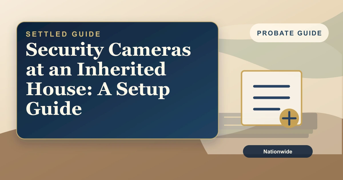 Security Cameras at an Inherited House: A Setup Guide
