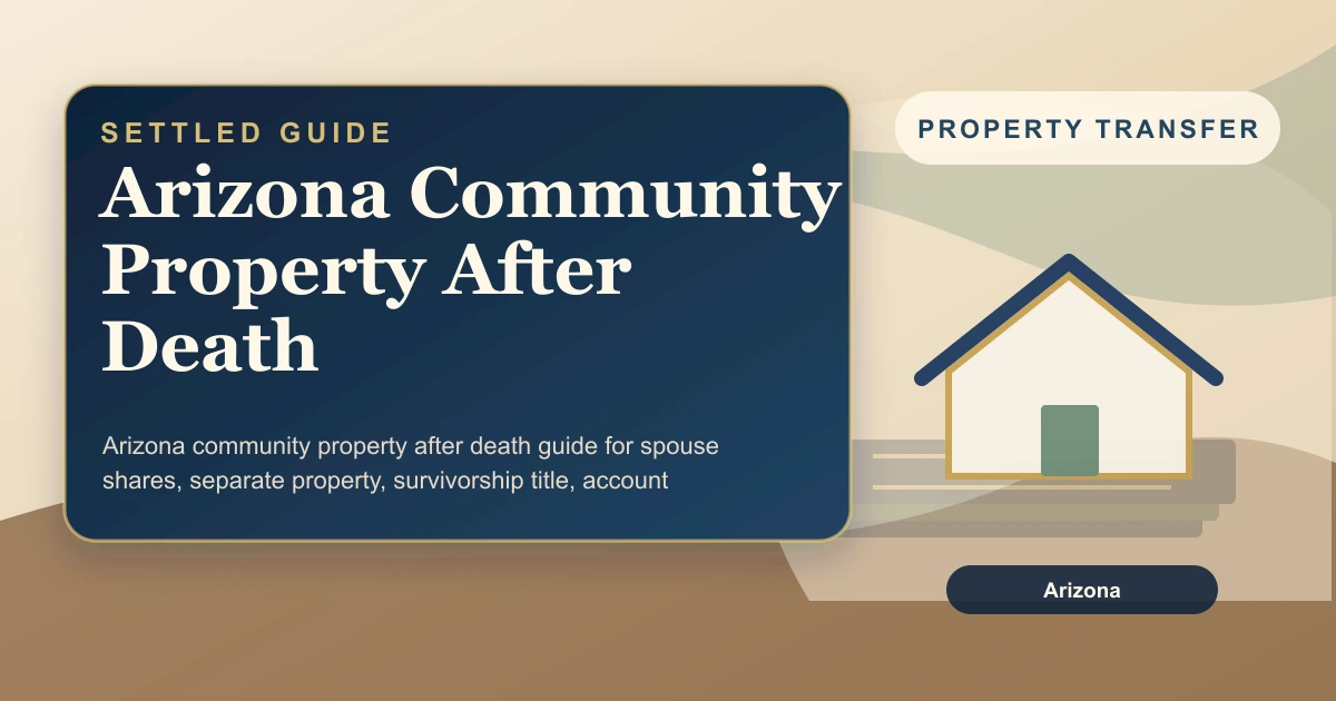 Arizona Community Property After Death