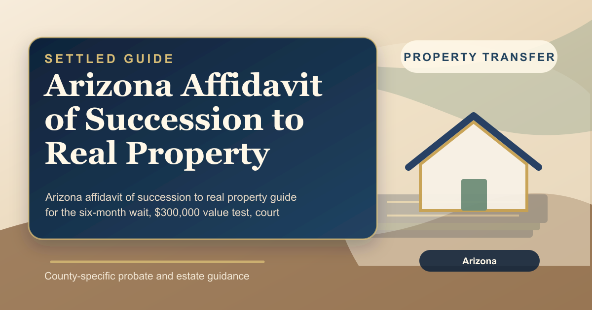 Arizona Affidavit of Succession to Real Property