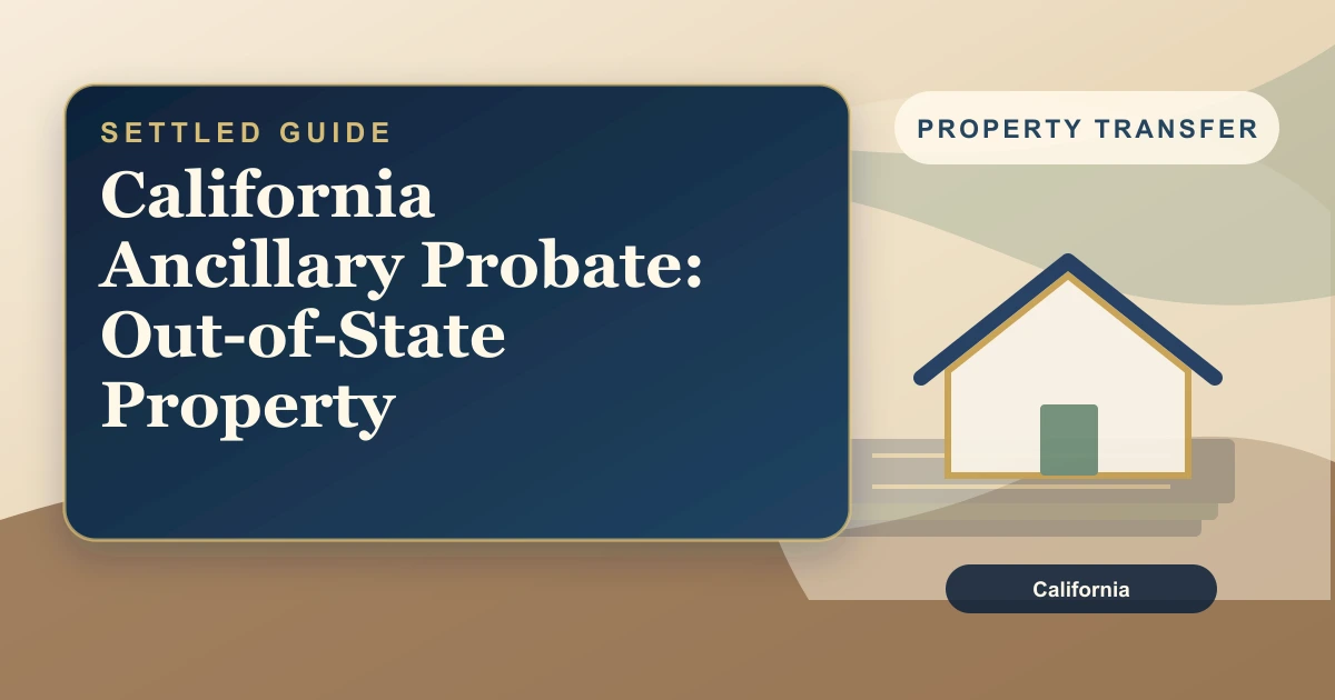 California Ancillary Probate: Out-of-State Property