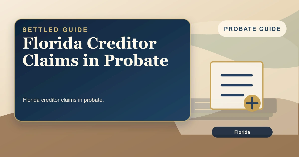 Florida Creditor Claims in Probate