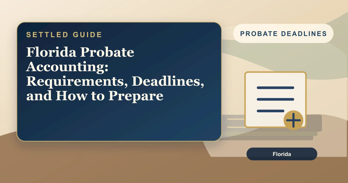 Florida Probate Accounting: Requirements, Deadlines, and How to Prepare