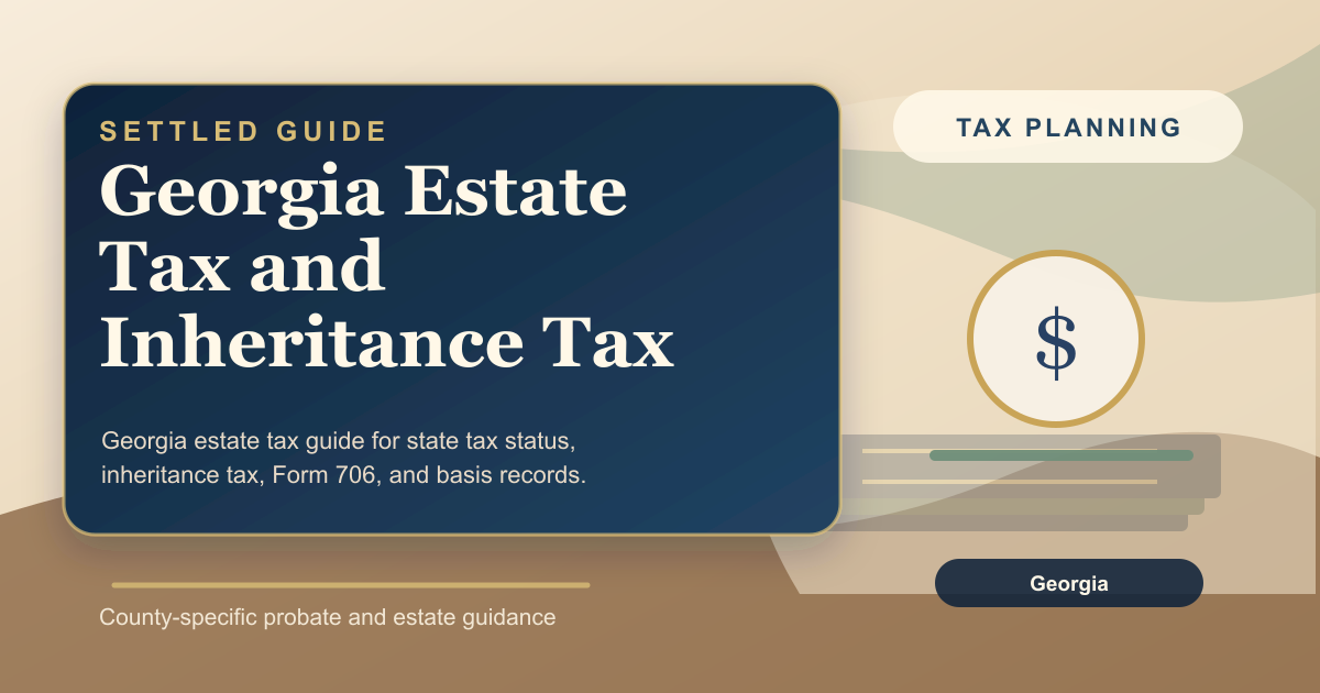 Georgia Estate Tax and Inheritance Tax