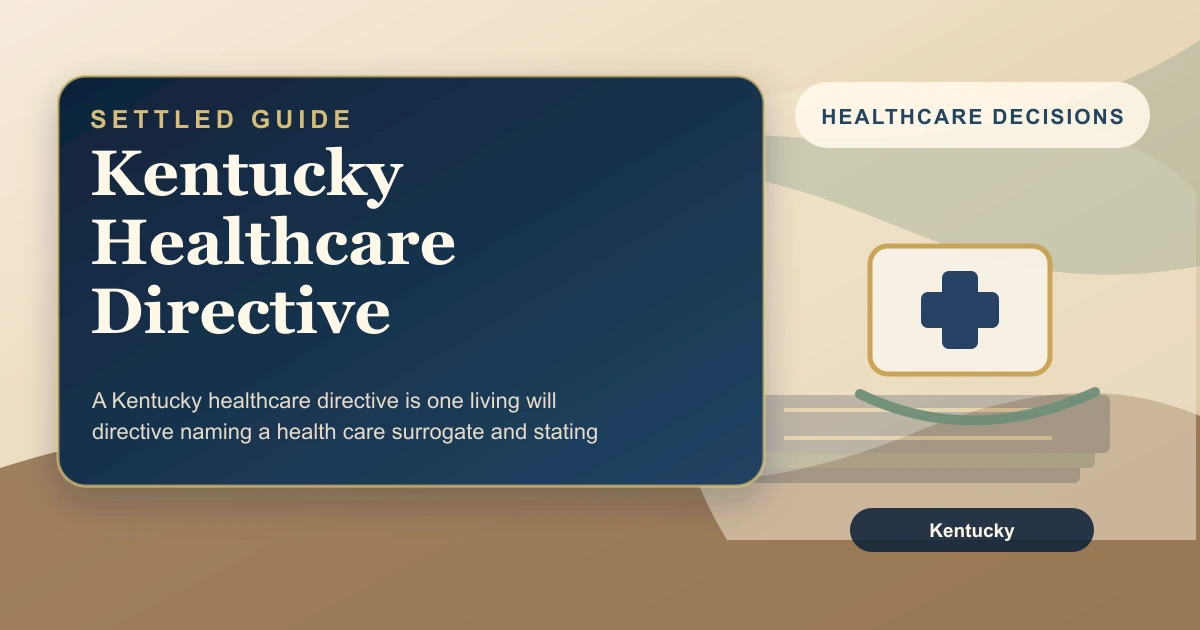Kentucky Healthcare Directive
