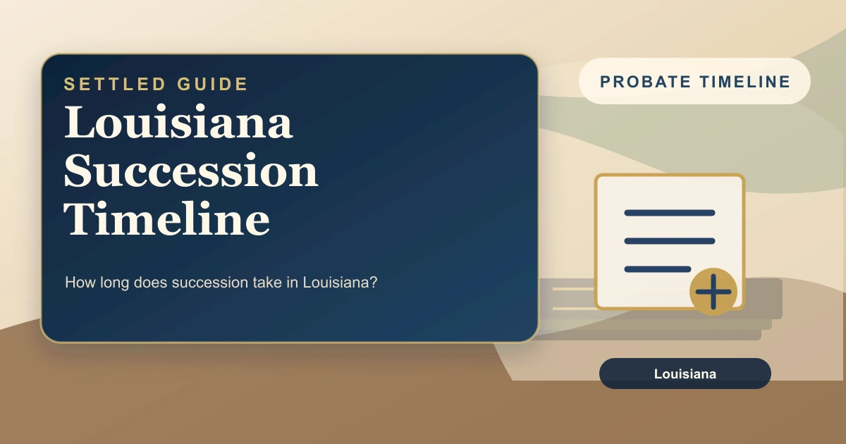 Louisiana Succession Timeline