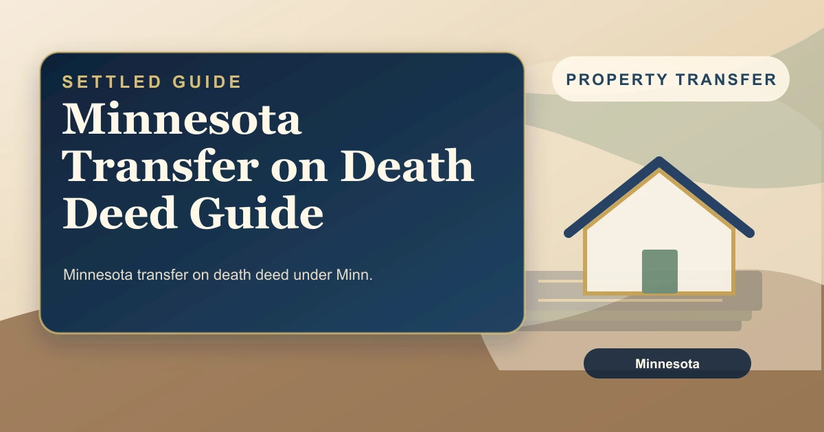 Minnesota Transfer on Death Deed Guide