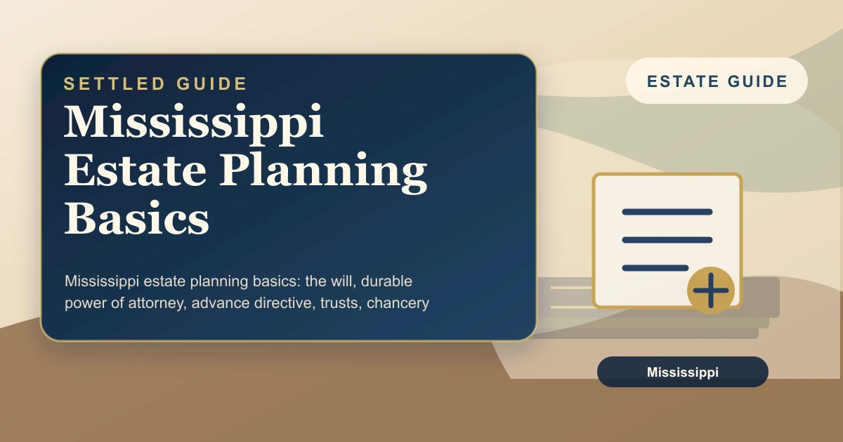 Mississippi Estate Planning Basics