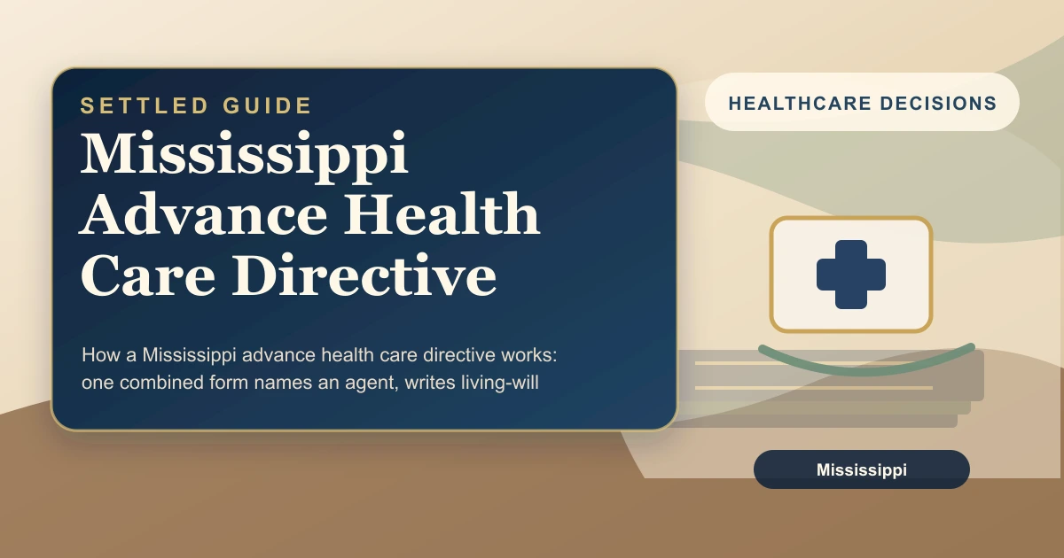 Mississippi Advance Health Care Directive