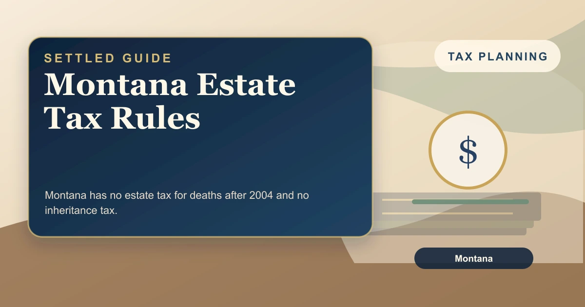 Montana Estate Tax Rules