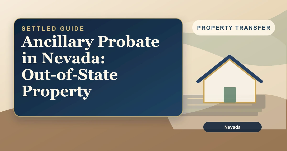 Ancillary Probate in Nevada: Out-of-State Property