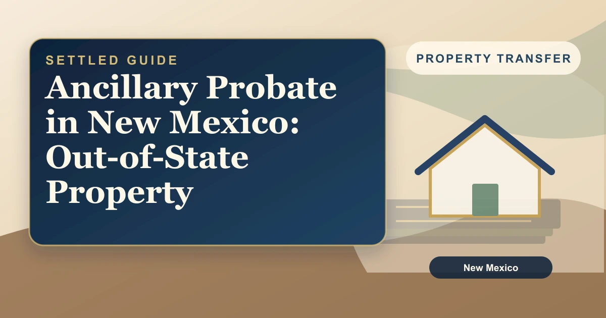 Ancillary Probate in New Mexico: Out-of-State Property
