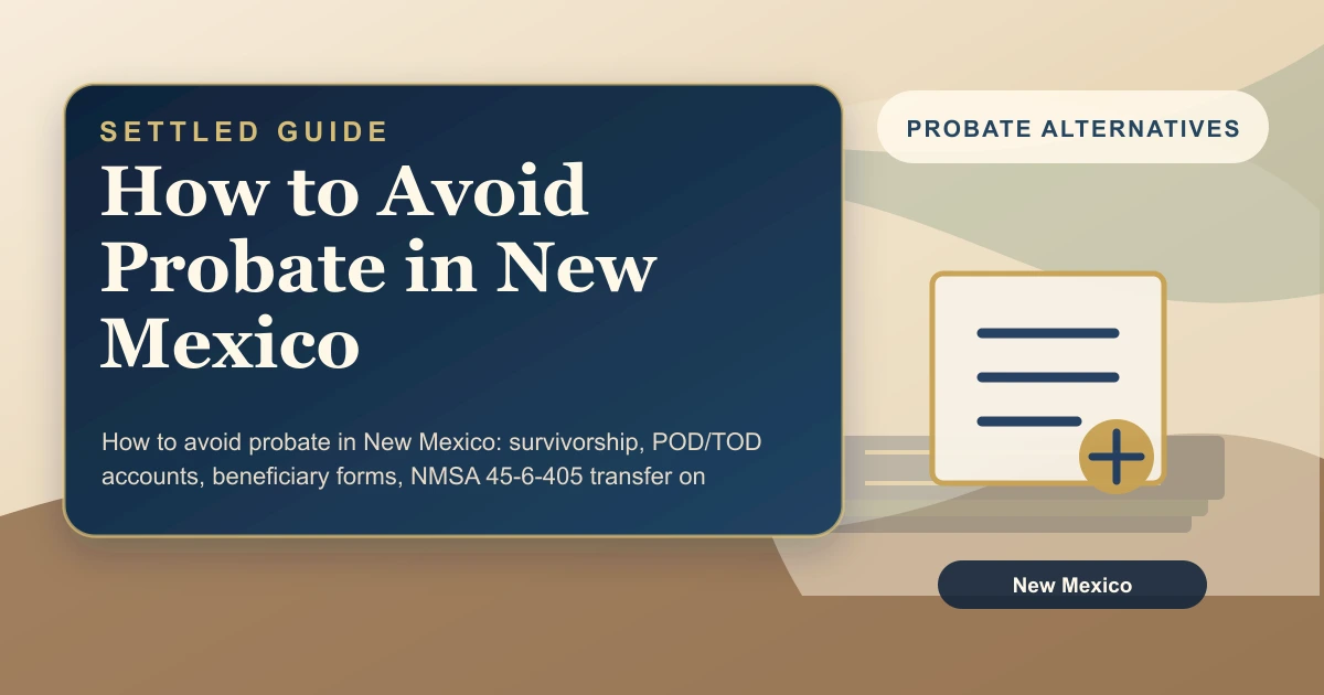 How to Avoid Probate in New Mexico