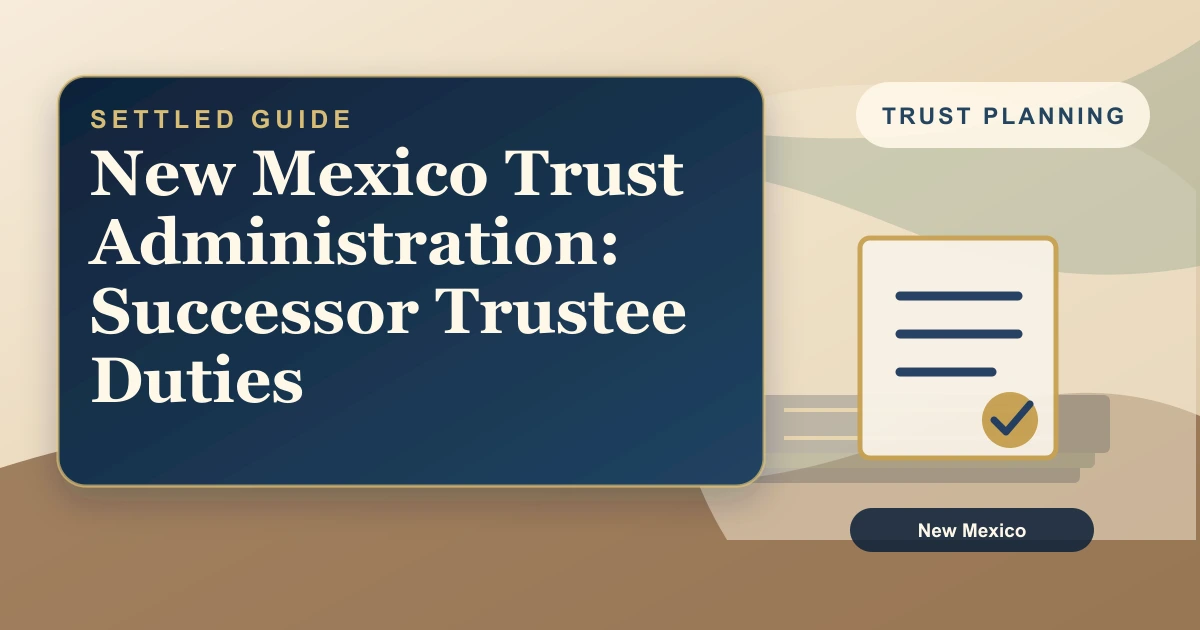 New Mexico Trust Administration: Successor Trustee Duties