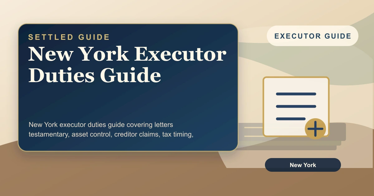 New York Executor Duties Guide