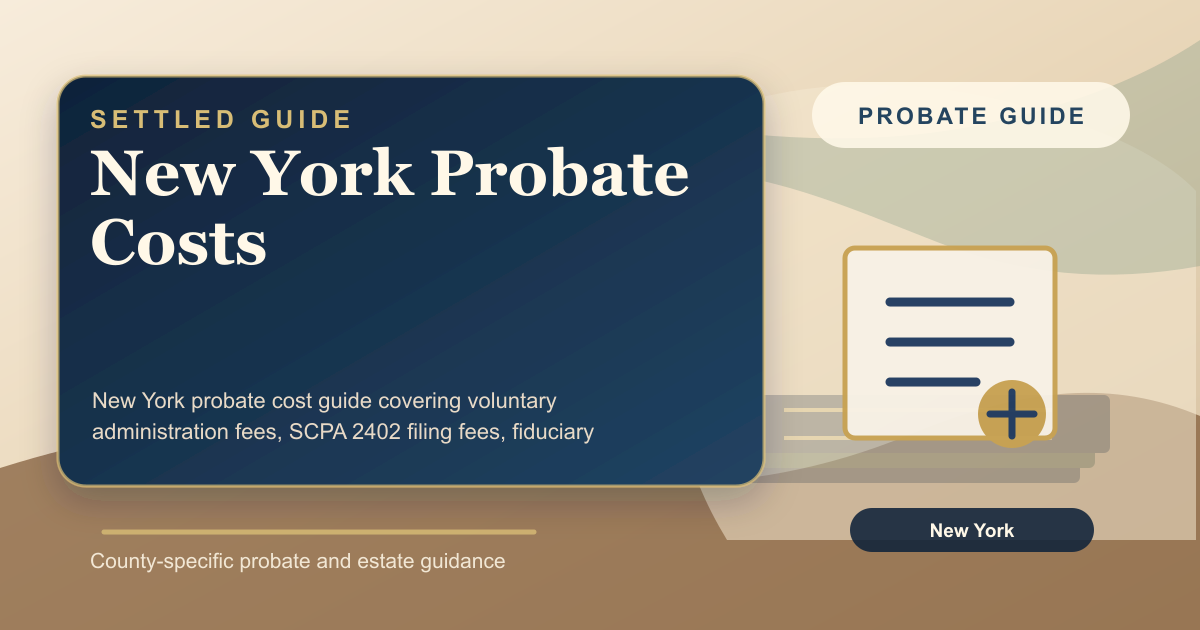 New York Probate Costs