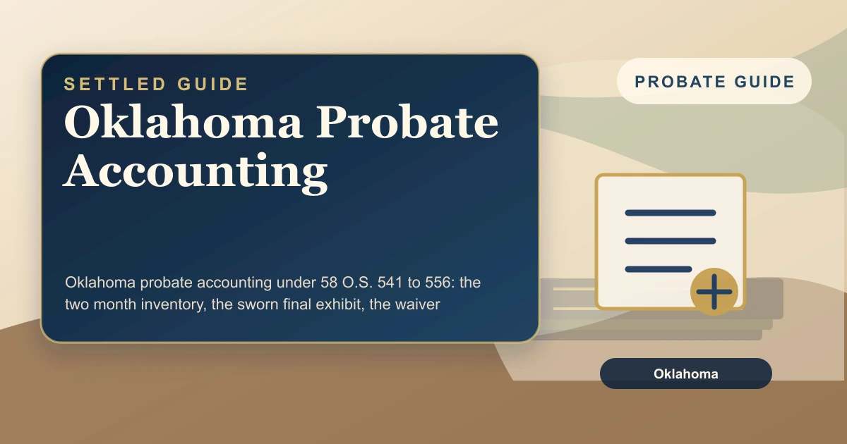 Oklahoma Probate Accounting