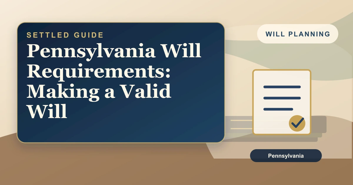 Pennsylvania Will Requirements: Making a Valid Will