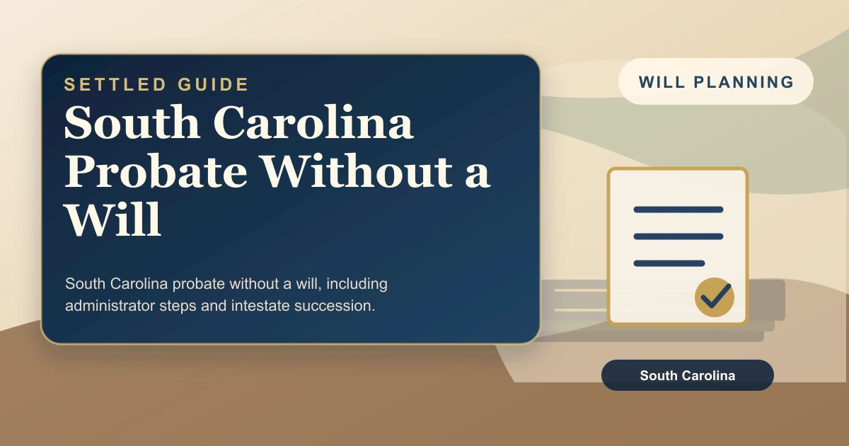 South Carolina Probate Without a Will