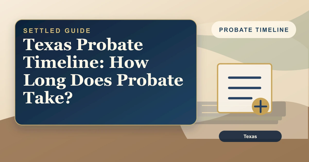 Texas Probate Timeline: How Long Does Probate Take?
