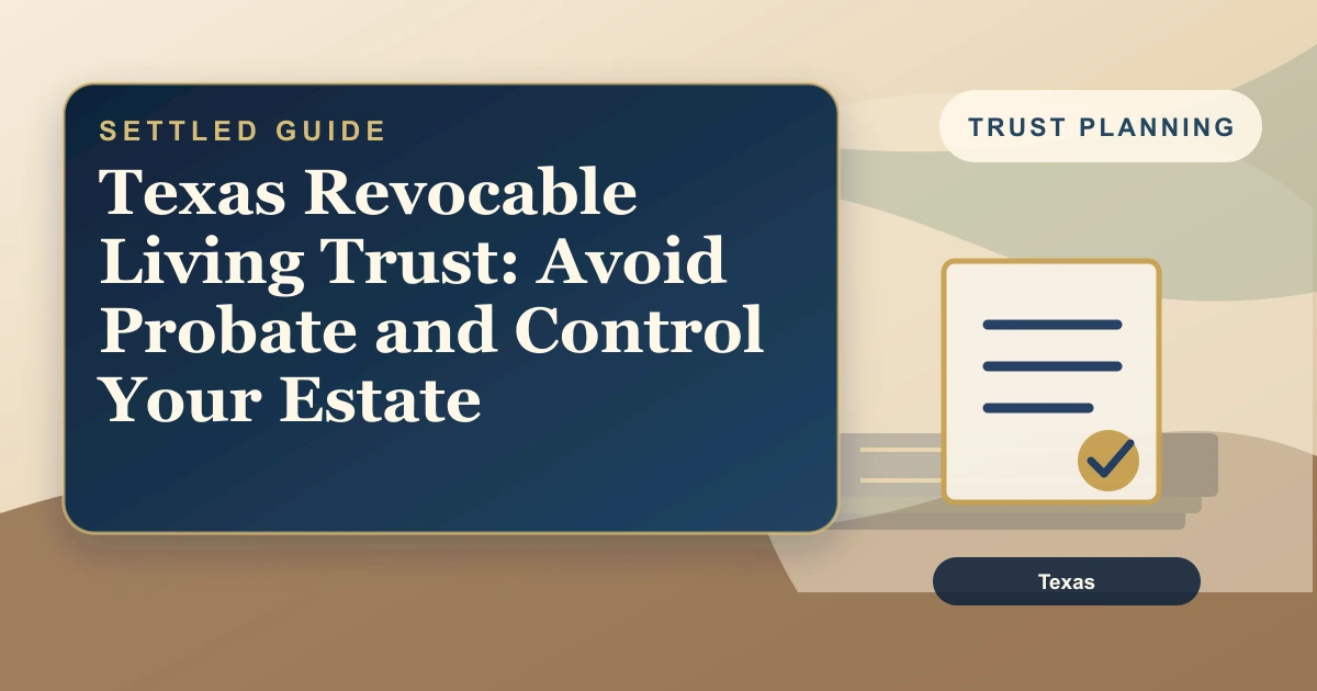 Texas Revocable Living Trust: Avoid Probate and Control Your Estate