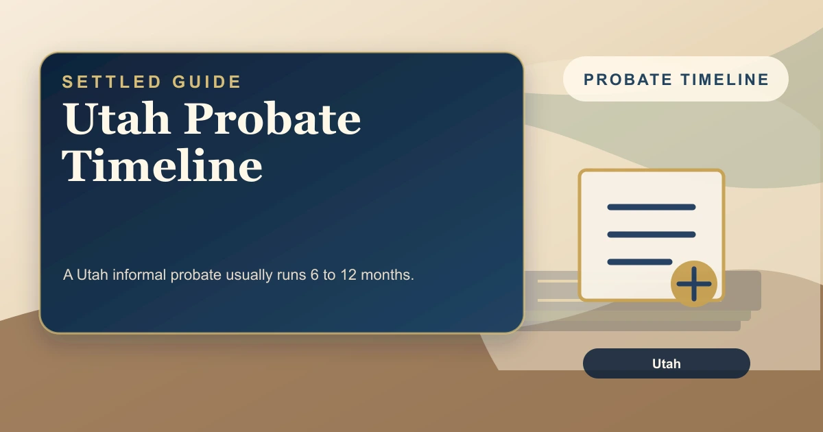 Utah Probate Timeline