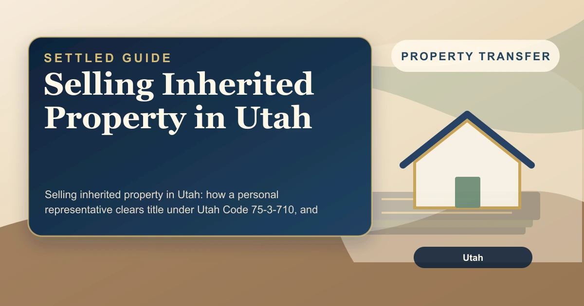 Selling Inherited Property in Utah