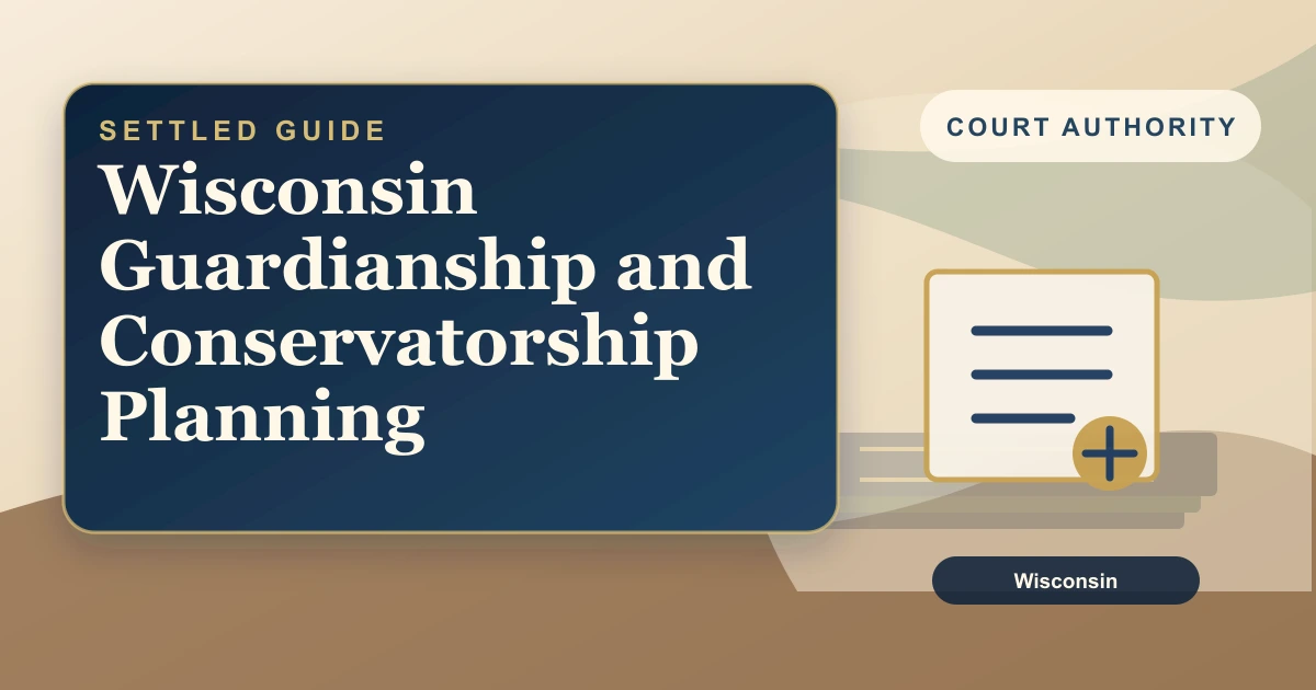 Wisconsin Guardianship and Conservatorship Planning