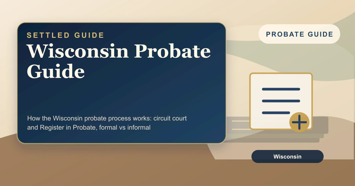 Wisconsin Probate Guide