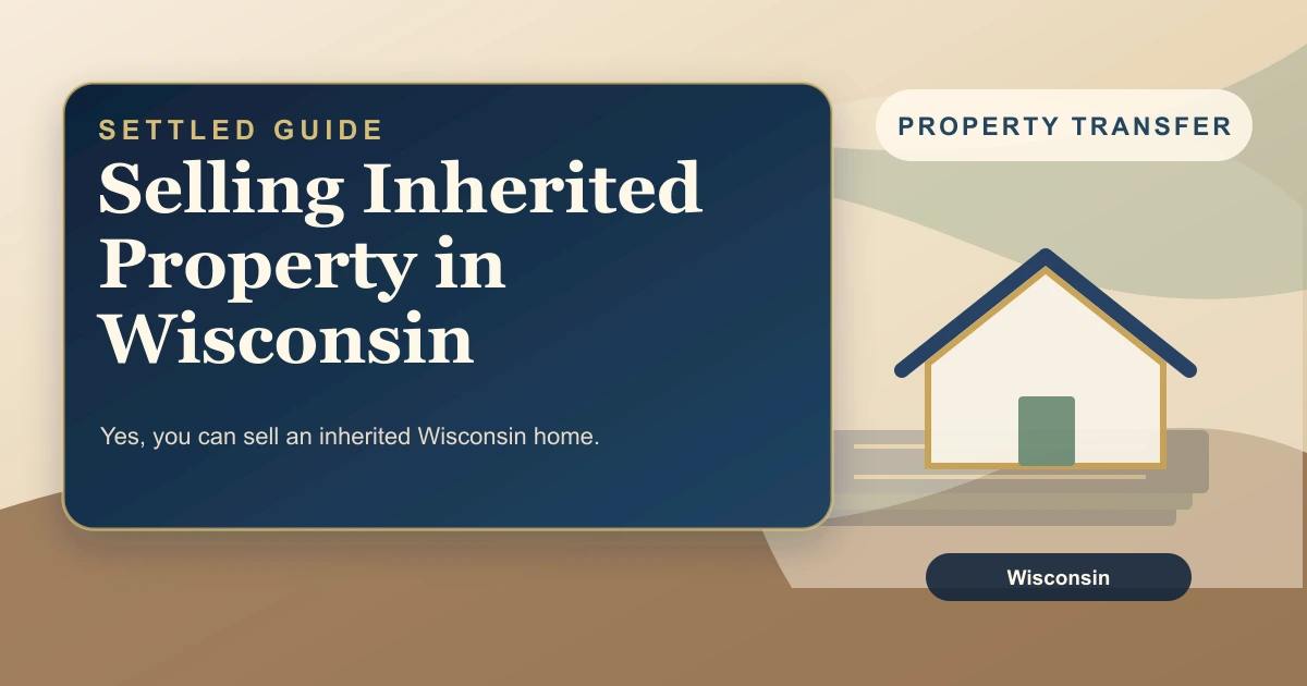 Selling Inherited Property in Wisconsin
