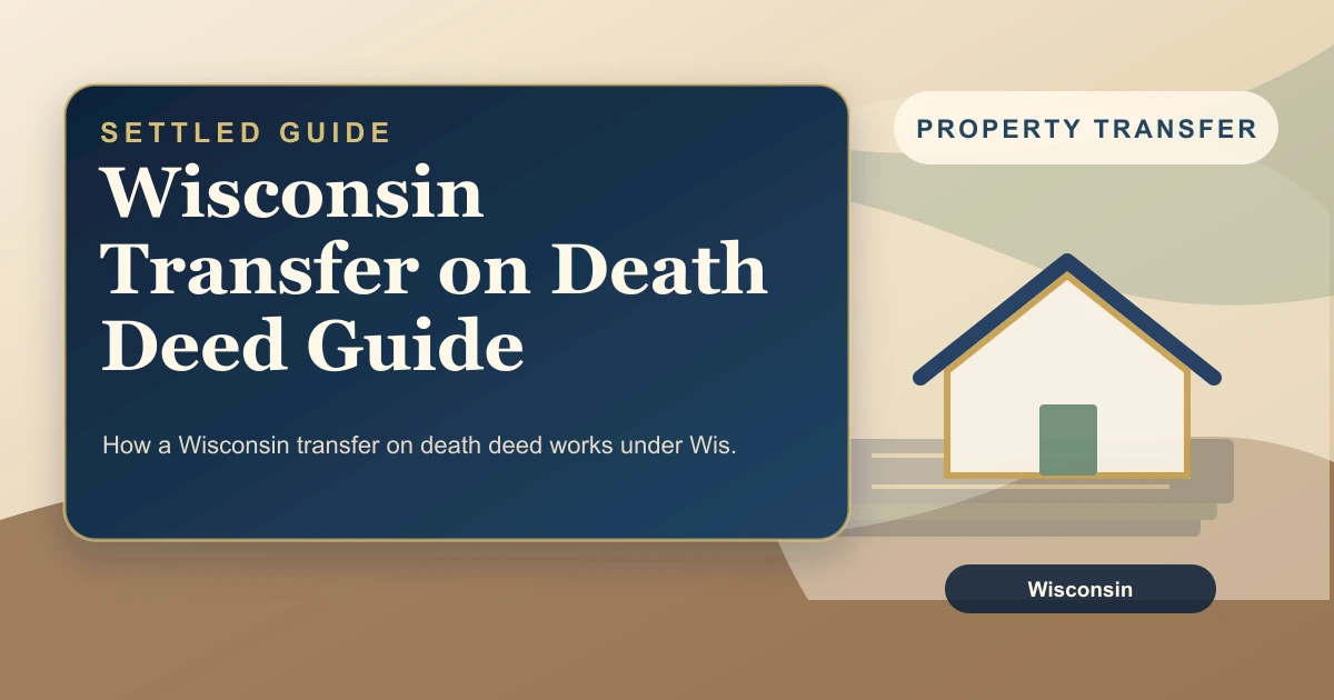 Wisconsin Transfer on Death Deed Guide